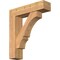 Ekena Millwork Balboa Block Smooth Bracket w/ Offset Brace, Western Red Cedar, 7 1/2"W x 30"D x 34"H BKT0806X30X34BOA05SWR - alternate 1